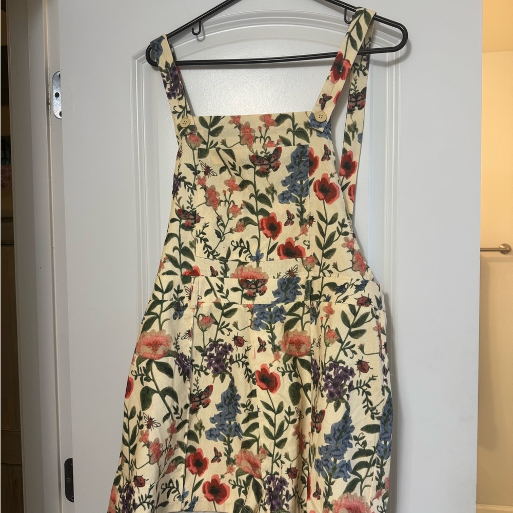 Floral Print Women's Shorts Romper